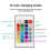 4pcs GU10 Bulbs and 1remote Control with Memory Function 4dynamic Lighting Modes Spotlight 17colors Changeable Spotlight 7