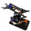 Robotic Arm DIY Parts Learning Kit Acrylic Maker Kit Single Claw Mechanical Arm with Servo 6