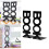 2 Pair Bookends for Library School Book Holder Book Letter Book Baffle Black 3