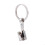 3X Trendy Car Engine Piston Keyring Chain Keychain Key Fob Silver 3