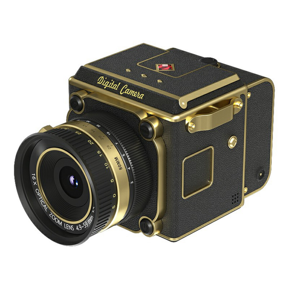 M31 2.0 inch 4K HD Retro Digital Camera 16X Zoom HD Video Camera Smart Anti-Shake with Manual Crank for Outdoor Travel-image-OPC-PWJK5N7-NEW