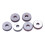 7x Single Wheel Straight Linear Knurling Tool Set 0 5mm 1.5mm 2mm Pitch 4