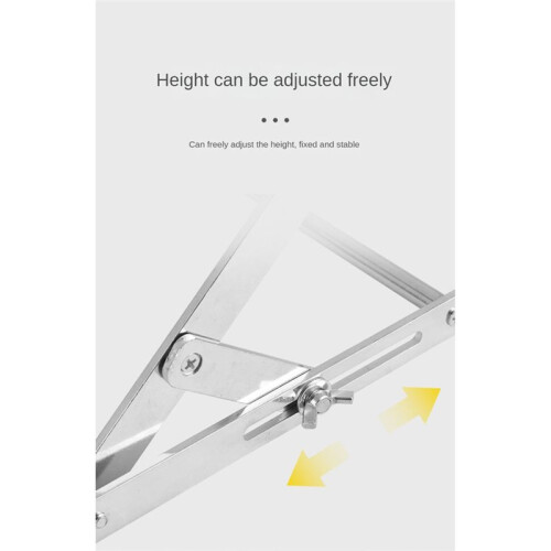 Foldable Stainless Steel Stand Adjustable Cutting Machine Material Support Frame for Cutting Stand Workbench Lift,B 1