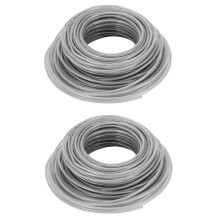 2pcs 41M Lawn Mower Wire Mowing Rope Nylon Lawn Mowing Rope Mowing Mowing Machine Accessories
