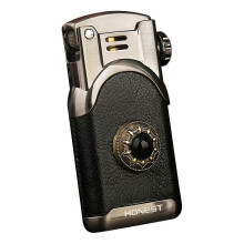 (B) Vintage Windproof Metal Lighter for Men - Kerosenes & Fluids Lighter for Outdoor Adventures