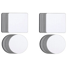 48Pcs of Sublimation Blank Coaster Blank Coaster Rubber Coaster for Sublimation Transfer Thermal Printing Picture Crafts