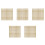 M3 x 3mm Female Thread Brass Knurled Threaded Insert Embedment Nuts 500PCS 1