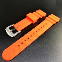 (Orange-vertical) Seiko Prospex SNE537 11 Series 22MM Silicone Strap
