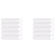 400 Pcs Round Acrylic Keychain Blanks 2 Inches Clear Acrylic Circles Discs Transparent for DIY Keychain Project