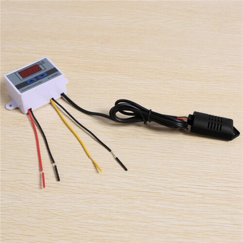 3X Digital Humidity Controller Hygrometer Humidity Control  0-99%Rh Hygrostat with Humidity Sensor AC220V 2