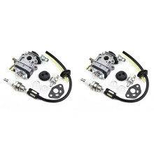 2 Set 11mm Carburetor Kits for TH23/TH26/TH34 23CC 25CC 26CC 33CC 35CC Highly Matched Cropper Tool Parts Replacement