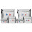 Fireproof Waterproof Document Bag Set - 6 Pack, Enhanced Zipper, Safe Storage for Documents, Cash, Jewelry 1