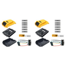 2X Battery Case Replacement , Battery Replacement Parts 18V/20V2.0ah 3ah 4.0ah Battery Cover Shell, Repair Kit Part