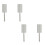 4pcs 6 x 15cm Mesh Platinized Titanium Anode Rhodium Jewelry Plating Plater Tools 1