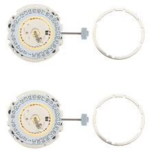 2X Ronda 705-3 705 Quartz Watch Movement with Date Display One Jewel  Battery Inside Standard Watch Movement