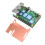 Pure Copper Heatsink Protective Passive Cooling Case for Raspberry Pi 4B 3