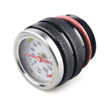 M30x1.5 Oil Temp Gauge - Motorcycle Engine Fuel Cap Tank Oil Gauge for 87-98 650