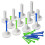Tees for Mats Flexible Tees for Driving Range & Indoor Simulators with 6 Mixed Sizes 2