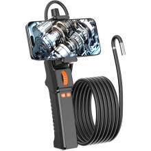 Câmera Endoscópica com Luz de 6mm 360 Articulada, Inspeções de Carro para Telefone Android/IOS