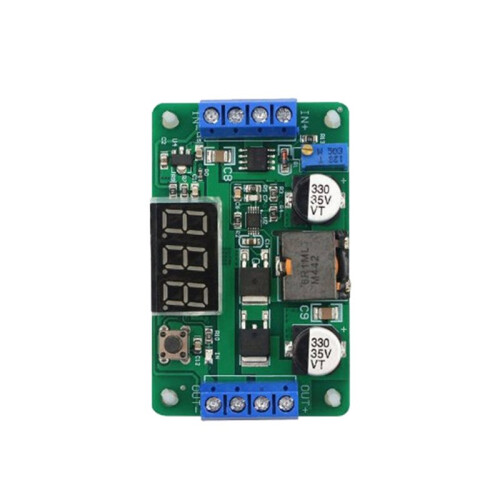 LTC1871 100W - Step  Boost Converter 3.5V-30V Power Supply Module with LED Digital Voltmeter for DIY Projects