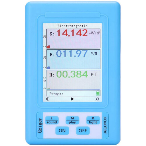 BR-9A Handheld Portable Electromagnetic Radiation Detector High Precision Electromagnetic Radiation Tester 1