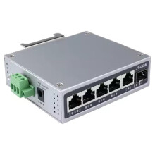 JT-COM 1.25GbE Industrial PoE 1xGigabit for SFP Port +1x1000M RJ45 Port +4x1000M POE RJ45 for IP Camera/NVR