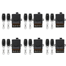 6X AC 220V 30A 1CH 433MHz Wireless Remote Control RF Relay Receiver + /Off Transmitter