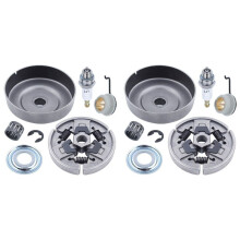 2X Chainsaw Clutch and Sprocket for MS310 MS390 029 039 with Needle Bearing Washer E-Clip Worm Gear