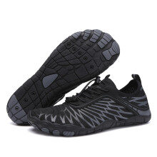 (Black Gray, 12.5) Men'S Lightweight Barefoot Wading Shoes, Quick-Dry Adjustable Design, Suitable for Hiking, Fitness, And Swimming