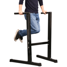 (Black) Costoffs Dip Station Stand Heavy Duty Parallel Bar for Home Gym Exercise Machine