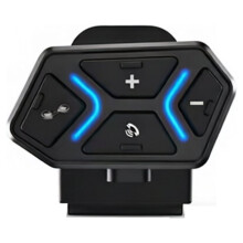 C25 Motorcycle Helmet Intercom Headset Wireless BT 5.4 Hands-Free Call Waterproof Speaker Earphone for Rider Intercom