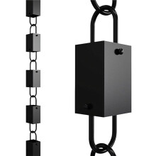 Regenketting Rechthoekige Regenketting Set Roestbestendige Regenketting Gootadapter Regenketting voor Gootafvoer Decoratie