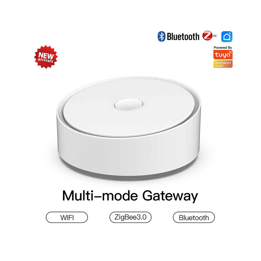 Smart Multi-Mode Gateway: Zigbee, Wifi, Bluetooth Mesh Hub Compatible With Tuya Smart App And Voice Control Via Alexa & Google Home 113121243734