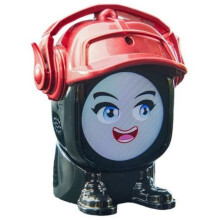 Car Robot Car Dashboard Ornament - Electronic Pet & Trendy Companion with Facial Expressions Red