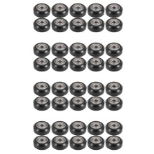 40 Stücke Großer KunststoffRolle Rad mit Lager Idler Pulley Ausrüstung für 3D Drucker