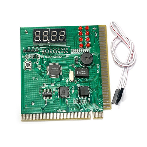 LED 4-Digit POST Card PCI Analyzer for Motherboard Diagnostic Testing, 4 PCs 1