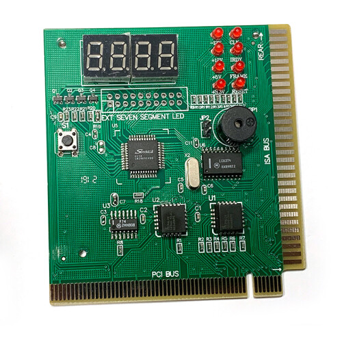 LED 4-Digit POST Card PCI Analyzer for Motherboard Diagnostic Testing, 4 PCs 2