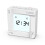 (Black) DIY Time Management Square Alarm Clock with Vibration & Flashing Backlight Timer 8