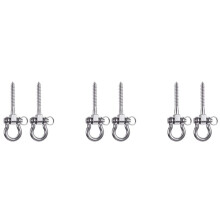 6 Stück 304 Rostfreier Stahl Schraube Halterung Schwer Lastung 180 Schaukel Kleiderbügel Yoga Hängematte Sandsack Hardware Schaukel Sets
