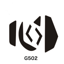 0.65mm Mouse Feet Skates for Logitech G502 Gaming Mouse - 1 Set