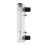 4X Black Adjustable Knob 0.1-1 GPM Panel Type Water Flow Meter LZM-15 3