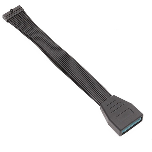 (2PCS) Low Profile USB 3.0 19/20 Pin Header Extender for Motherboard Adapter 1
