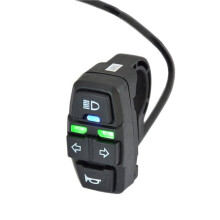 2X 24-48V Multifunctional E-Bike Headlight Turn Signal Rear Light with  S M Plug ForEbike Accessories