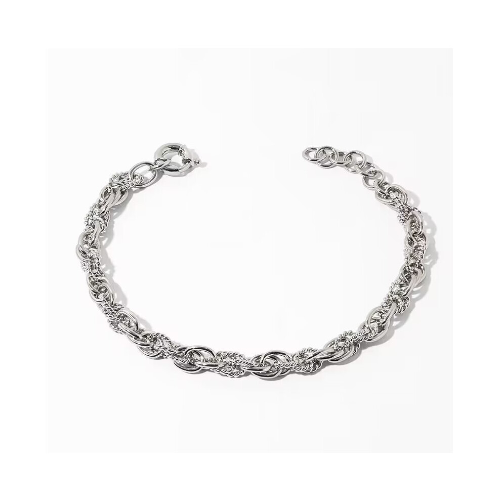 Chunky Chain Metal Necklace - Unique Niche Design, Hip Hop Choker Chain Accessory 413590758945