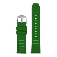 (Green, 20MM) Suitable for Swatch, Huawei GT, Cassegou, Seiko: 20/22mm Medu Rubber Strap