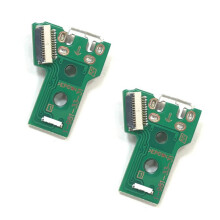 (JDS-040) 2PCS PS4 Controller USB Port Charging Parts for JDS-001/011/030/040/055 Models