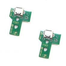 (JDS-030) 2PCS PS4 Controller USB Port Charging Parts for JDS-001/011/030/040/055 Models