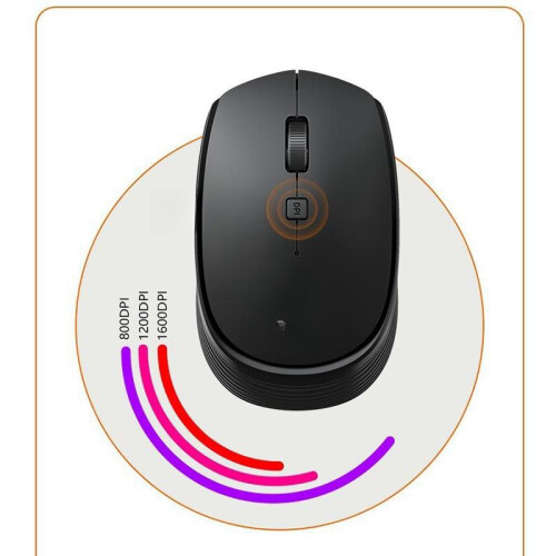 (White) 2.4G Wireless Mouse For Laptop Desktop PC DPI Adjustable Gaming Mouse 1