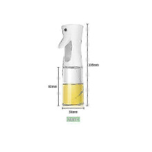 (200ML, white) Spray Cooking Oil Bottles for Air Fryer and Kitchen Use: Plastic Spray Bottles for Olive Oil,