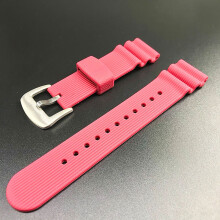 (Red-Vertical) Seiko Prospex SNE537 11 Series 22MM Silicone Strap